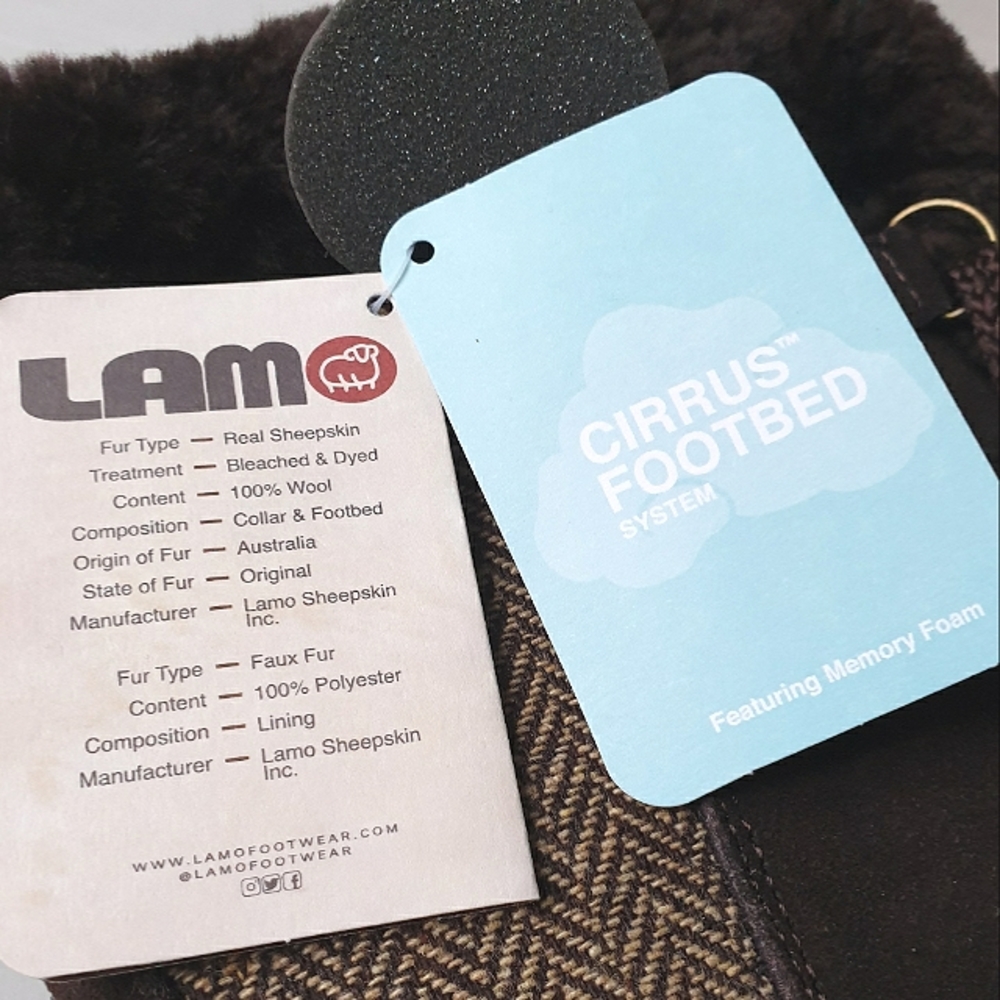 Lamo Wm Harper Premium Choc Brown Suede & Sheepskin Lined Tall Winter Boots 6-7 - Picture 11 of 16